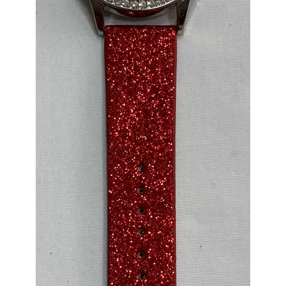 Washington State Cougars Ladies Crystals Watch, Glitter Band, NCAA
